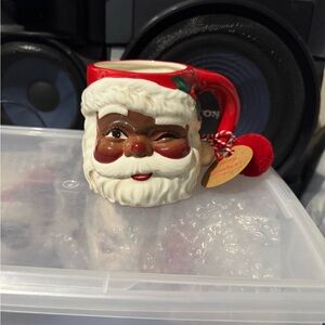 Santa Clause Mug - Red and White